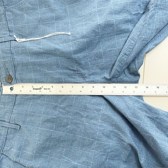 AG Jeans‎ Mens The Wanderer Short SIze 36 Blue Pattern Linen Cotton Blend NWT - Picture 8 of 10